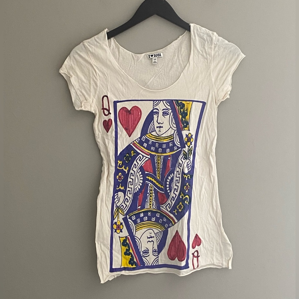 Forever 21 Queen of Hearts T-shirt